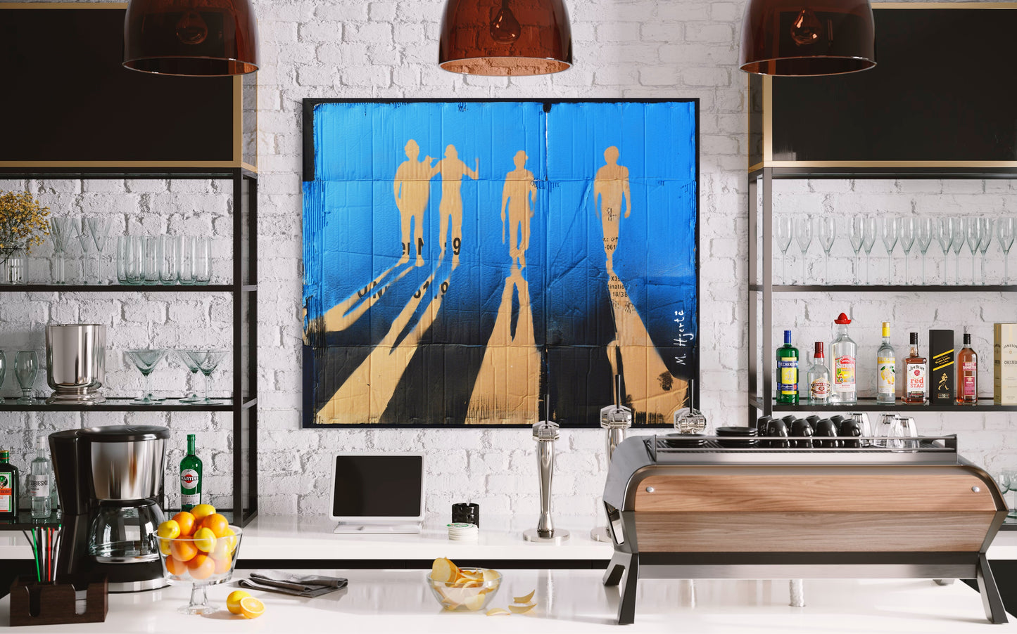 032 : Original painting / graphics, exhibited at Møbler & Miljø, Moa Park