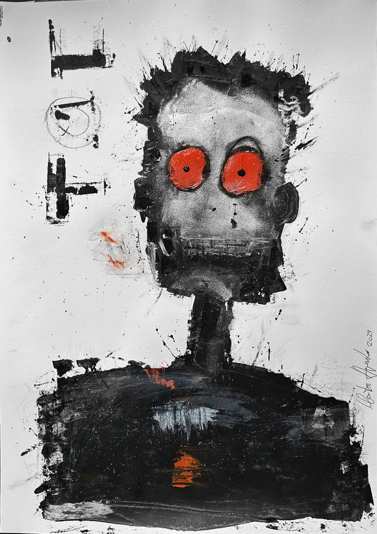 012 Originalverk, 50x70 cm