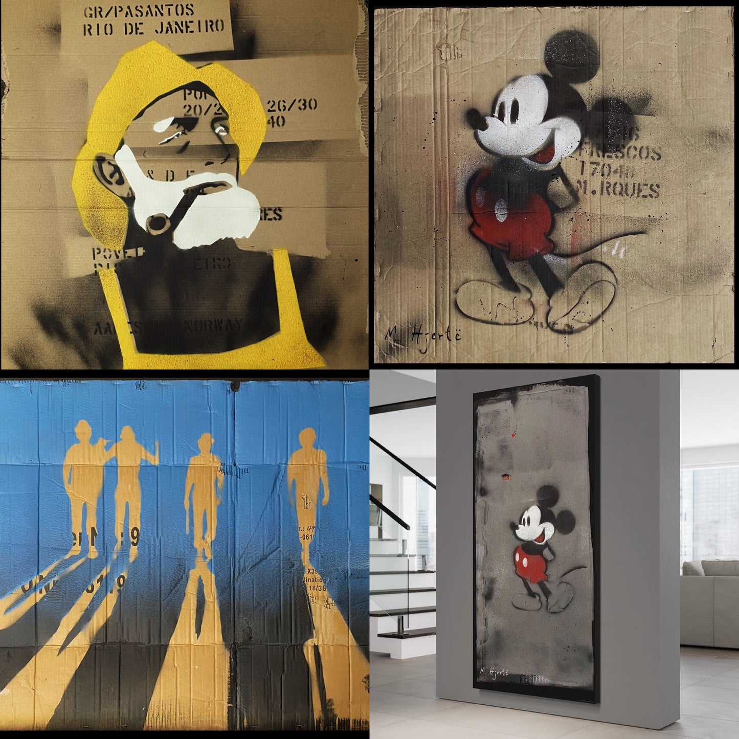 225 : GAVEKORT på kunst av Morten Hjertø