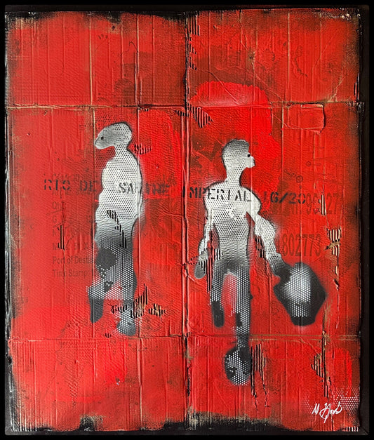 Meeting at Times Square – Original Artwork by Maarten Eivind